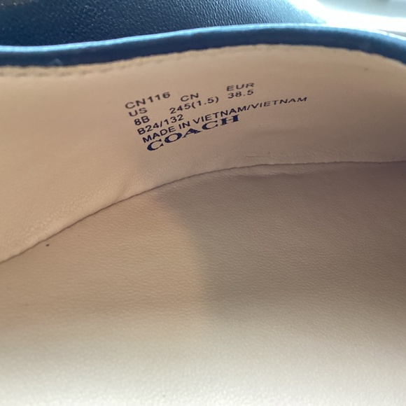 COACH Women's Emilia Mary Jane Ballet Flats, size 8 - Picture 11 of 13